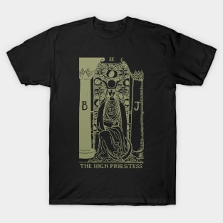 Golden Tarot - The High Priestess T-Shirt